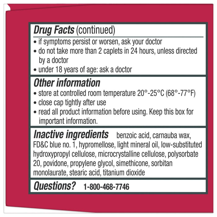 Excedrin Migraine Pain Reliever Caplets - Acetaminophen/Aspirin (NSAID) - 100ct