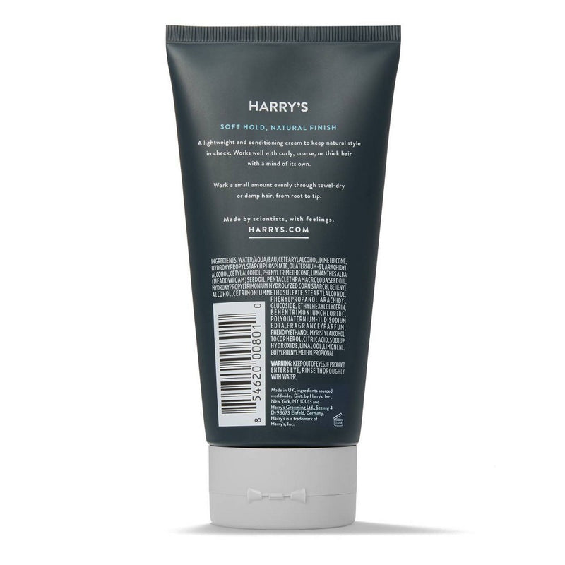 Harry's Taming Cream - Soft Hold Men's Hair Cream - 5.1 fl oz