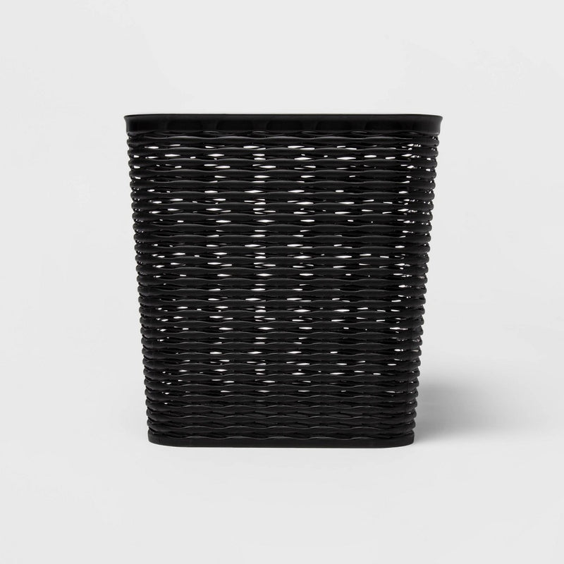 Wave 11" Cube Storage Bin Black - Room Essentials