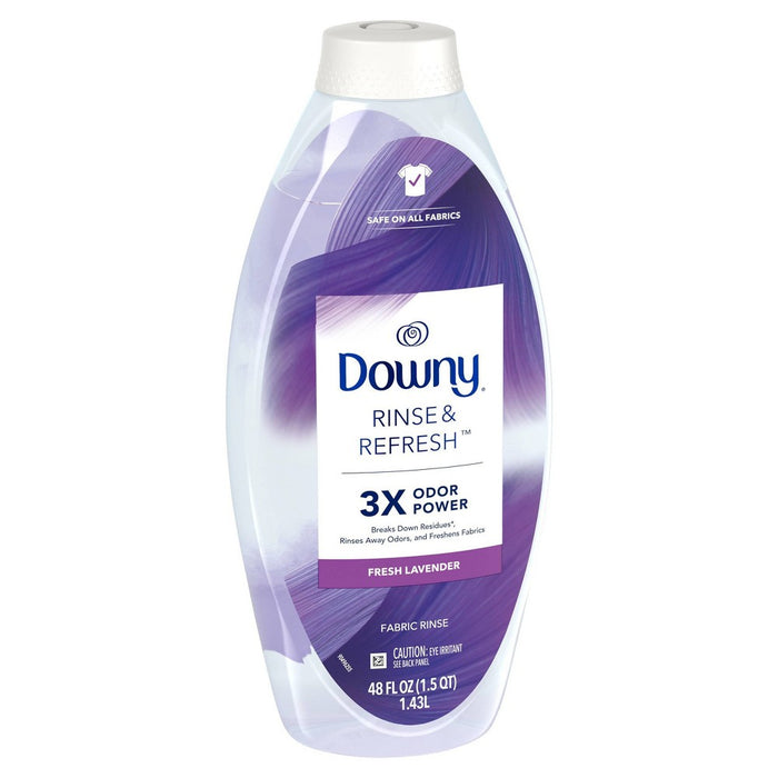 Downy Rinse & Refresh Laundry Odor Remover And Fabric Softener - Fresh Lavender - 48 fl oz