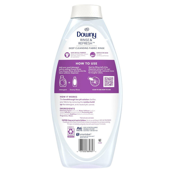 Downy Rinse & Refresh Laundry Odor Remover And Fabric Softener - Fresh Lavender - 48 fl oz