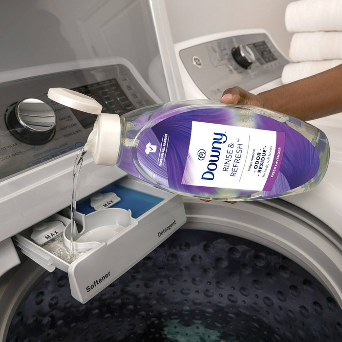 Downy Rinse & Refresh Laundry Odor Remover And Fabric Softener - Fresh Lavender - 48 fl oz