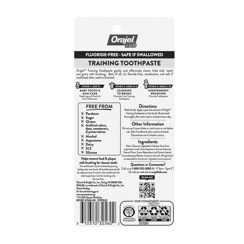 Baby Orajel Tooth/Gum Cleanser - Apple Banana (1oz)