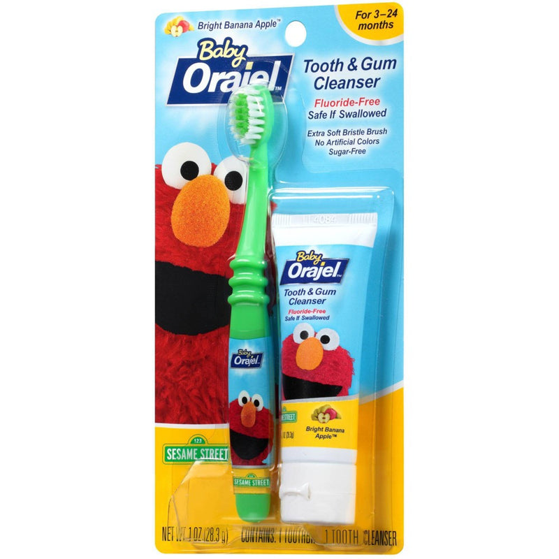 Baby Orajel Tooth/Gum Cleanser - Apple Banana (1oz)