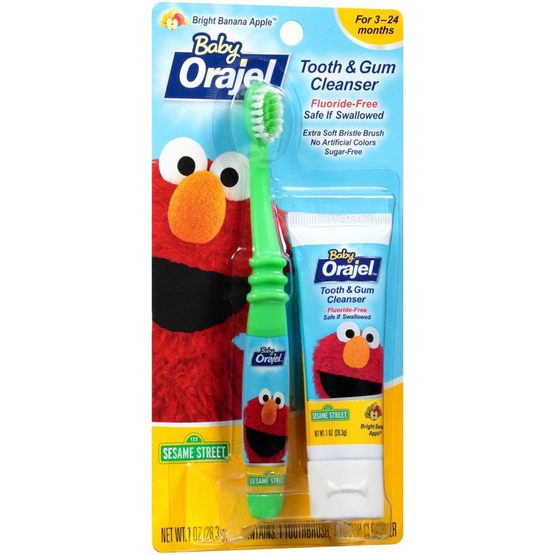 Baby Orajel Tooth/Gum Cleanser - Apple Banana (1oz)