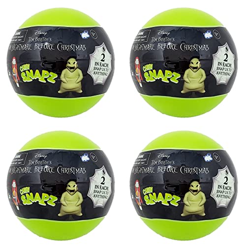 Bulls i Toy Nightmare Before Christmas Chibi Snapz 2 Pack Globes - Lot of 4 BIT072153117 0