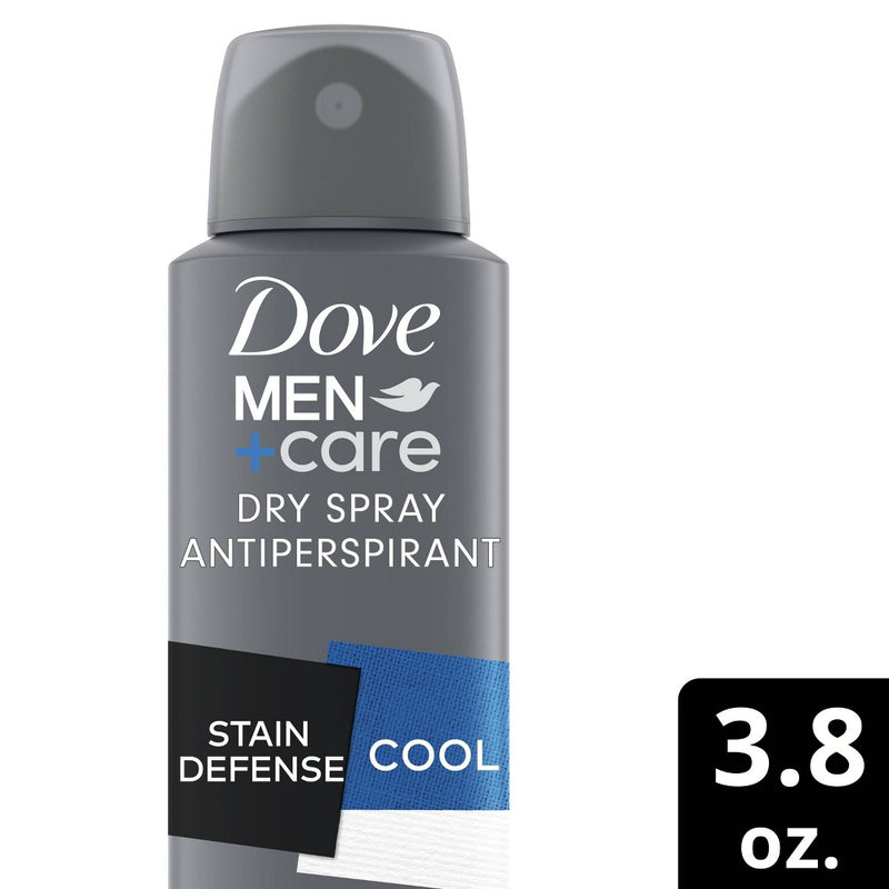 Dove Men+Care 72-Hour Stain Defense Dry Spray Deodorant - Cool EXP 03/27