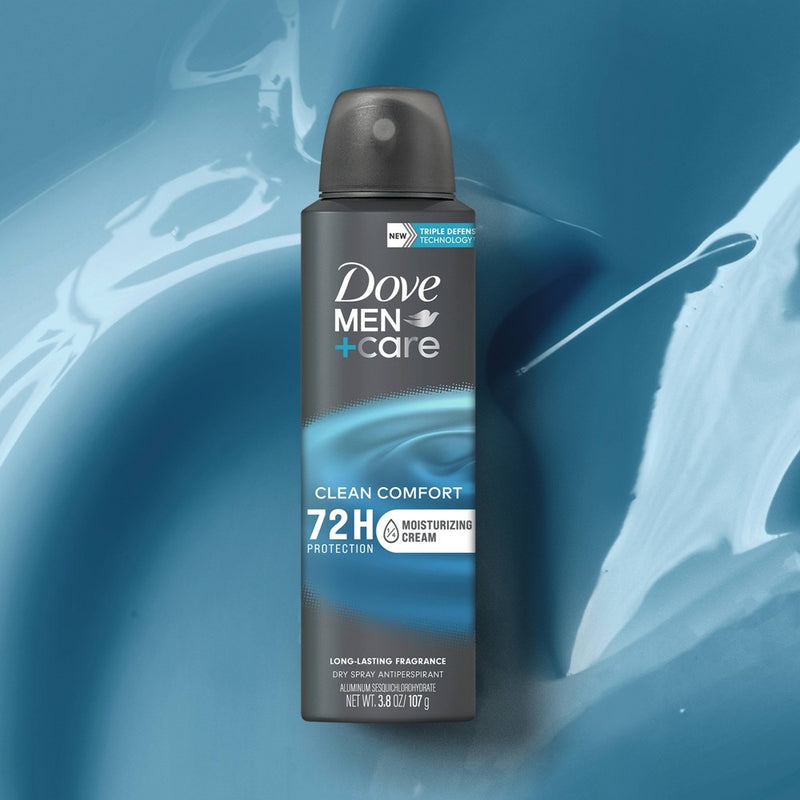 Dove Men+Care 72-Hour Dry Spray Antiperspirant & Deodorant - Clean Comfort - 3.8oz
