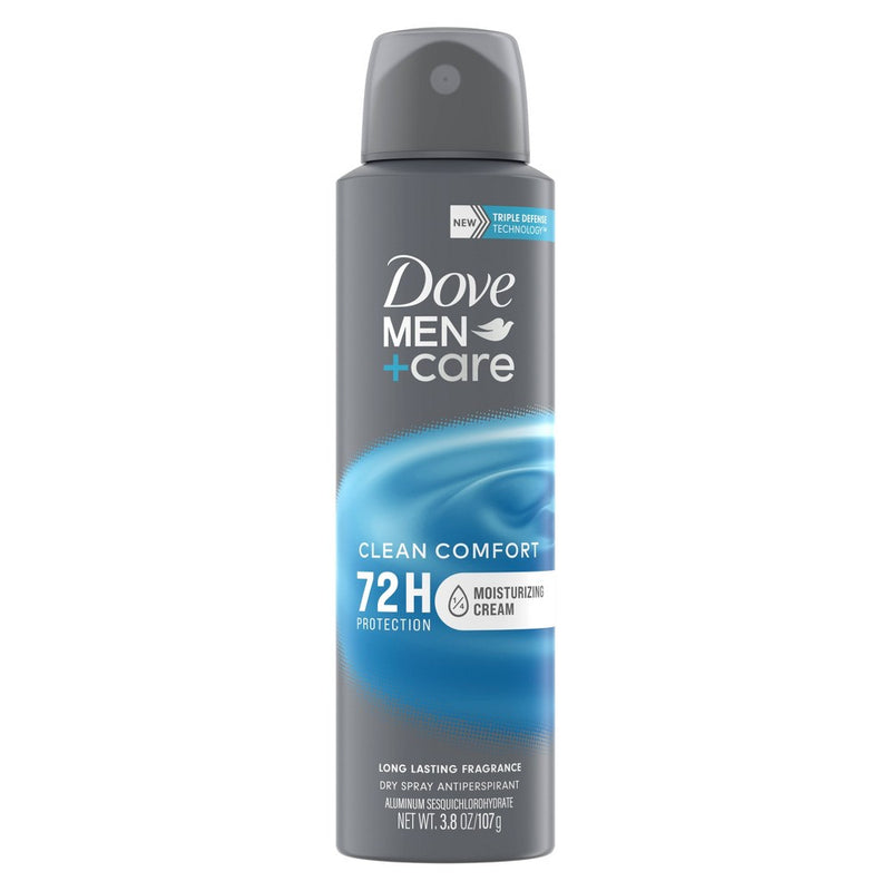 Dove Men+Care 72-Hour Dry Spray Antiperspirant & Deodorant - Clean Comfort - 3.8oz