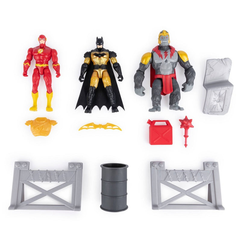 Batman DC Gotham City Train Station Havoc: Batman and The Flash vs Gorilla Grodd Battle Pack (Target Exclusive)