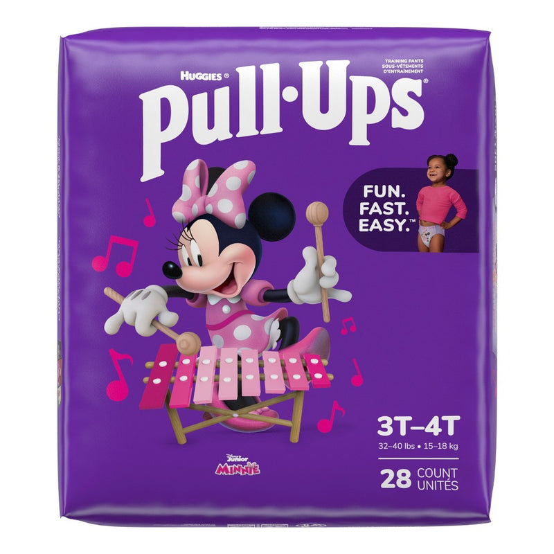Pull-Ups Girls' Learning Design Pack Training Disposable Pants - 3T-4T - 112ct