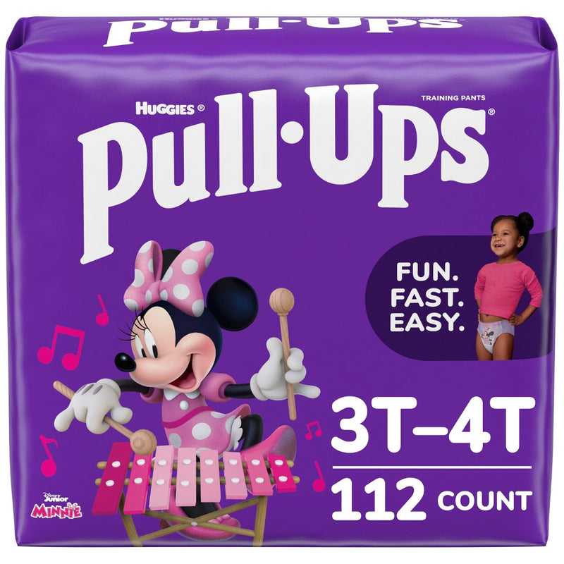 Pull-Ups Girls' Learning Design Pack Training Disposable Pants - 3T-4T - 112ct