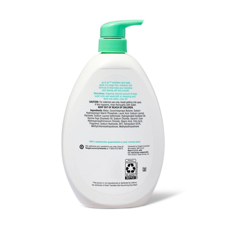 Sensitive Skin Body Wash - 34 fl oz - up & up™