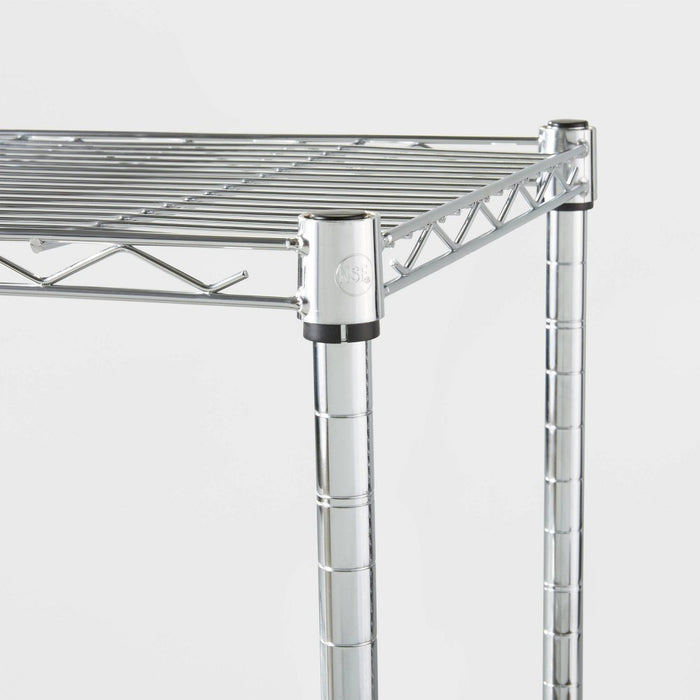 3 Tier Wire Shelving Chrome - Brightroom™