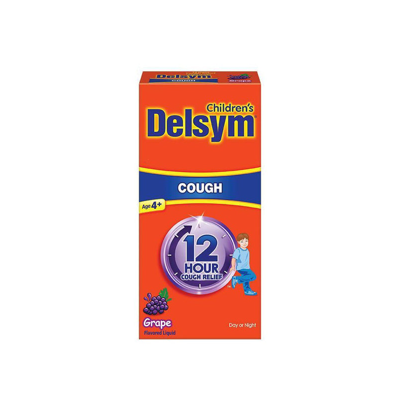 Children's Delsym Cough Relief Liquid - Dextromethorphan - Grape - 5 fl oz