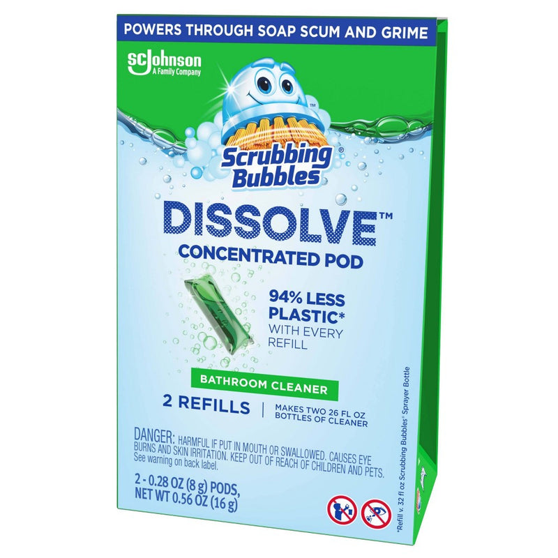 Scrubbing Bubbles Dissolve Bathroom Cleaner Pods Refill - 2pk/0.28oz