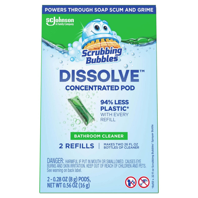 Scrubbing Bubbles Dissolve Bathroom Cleaner Pods Refill - 2pk/0.28oz