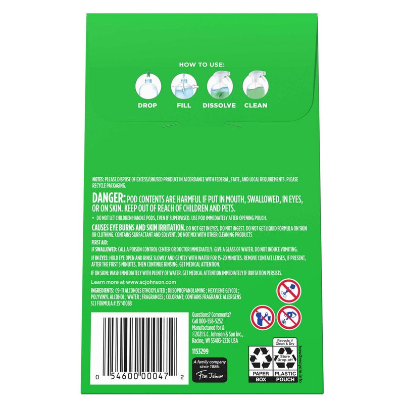 Scrubbing Bubbles Dissolve Bathroom Cleaner Pods Refill - 2pk/0.28oz