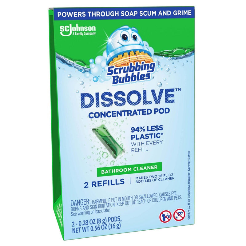 Scrubbing Bubbles Dissolve Bathroom Cleaner Pods Refill - 2pk/0.28oz