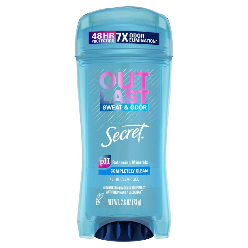 Secret Outlast Clear Gel Antiperspirant Deodorant for Women - Completely Clean - 2.6oz6