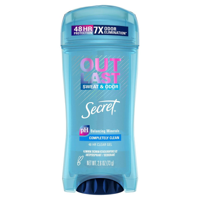 Secret Outlast Clear Gel Antiperspirant Deodorant for Women - Completely Clean - 2.6oz6