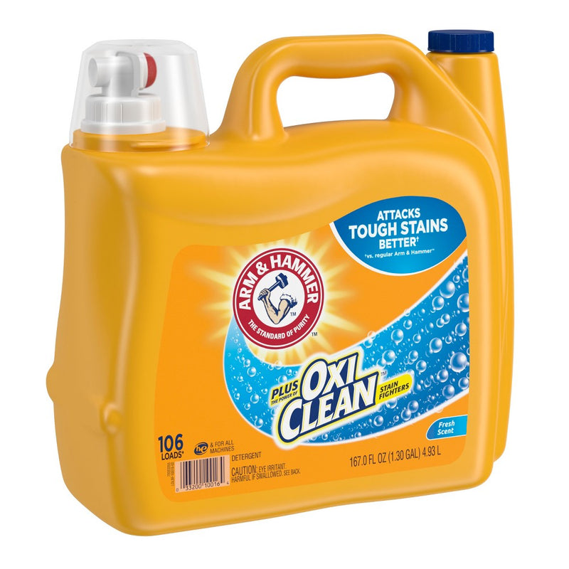 Arm & Hammer  Plus OxiClean Fresh Scent Liquid Laundry Detergent - 167 fl oz