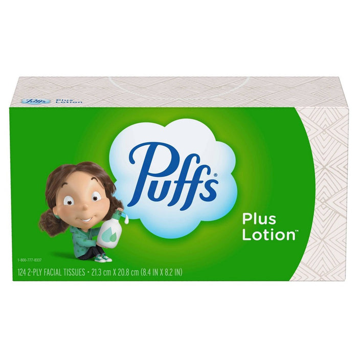 Puffs Plus Lotion Facial Tissue - 124ct
