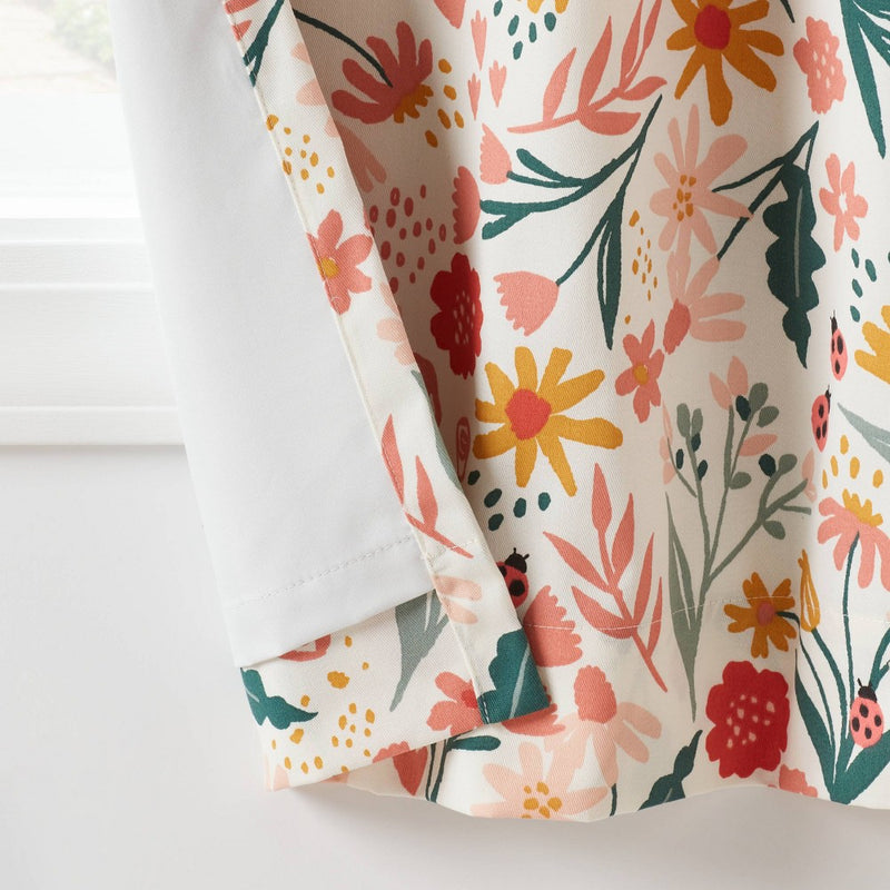 95" In the Garden Full Printed Blackout Curtain Panel - Pillowfort™