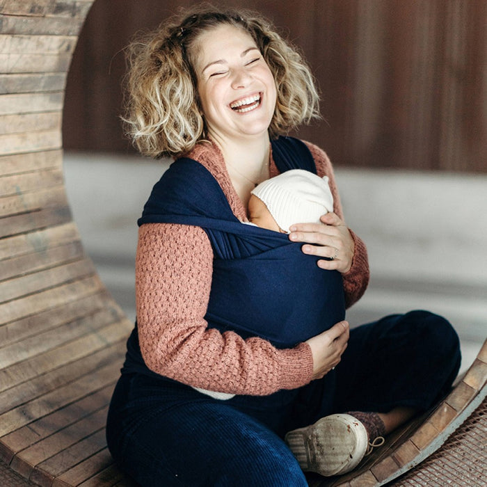 Boba Wrap Baby Carrier - Navy Blue