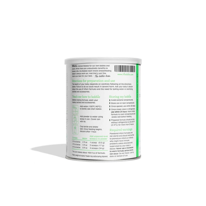 Bobbie Baby Organic Powder Infant Formula - 14oz