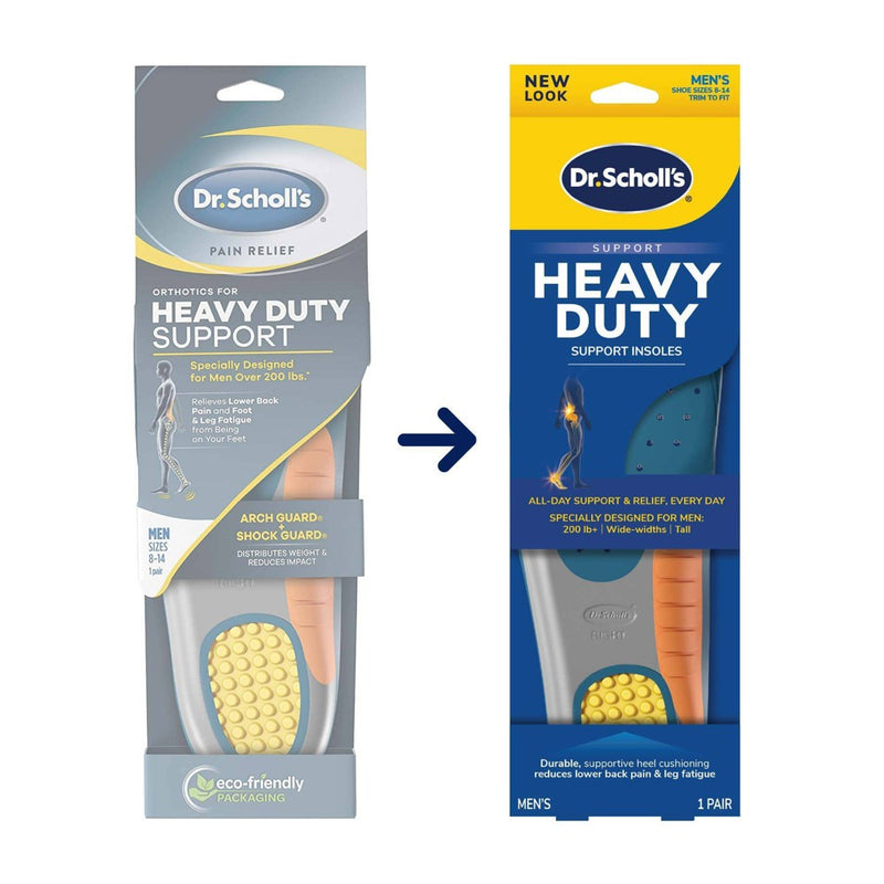 Dr. Scholl's Heavy Duty Support Insoles for Men - Size (8-14)
