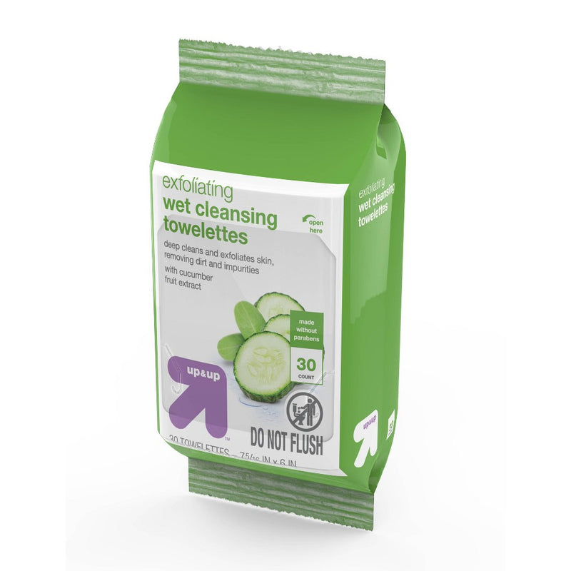 Exfoliating Cleansing Towelettes 30 ct - up & up™