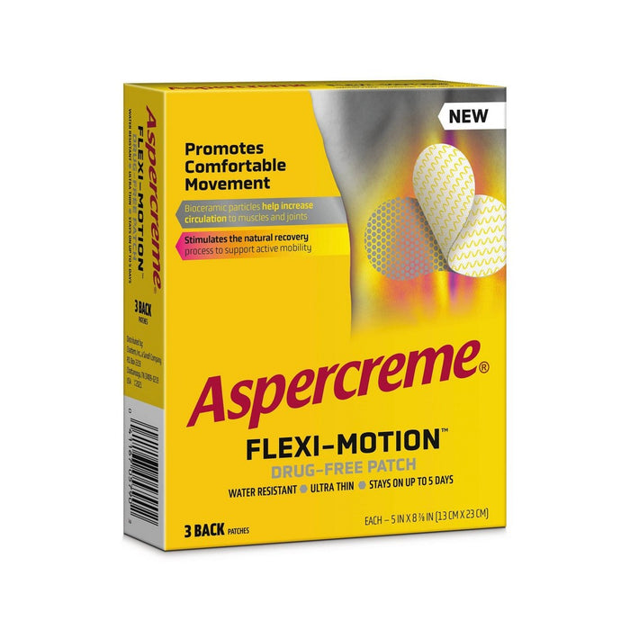 Aspercreme Flexi-Motion Drug Free Back Patches - 3ct