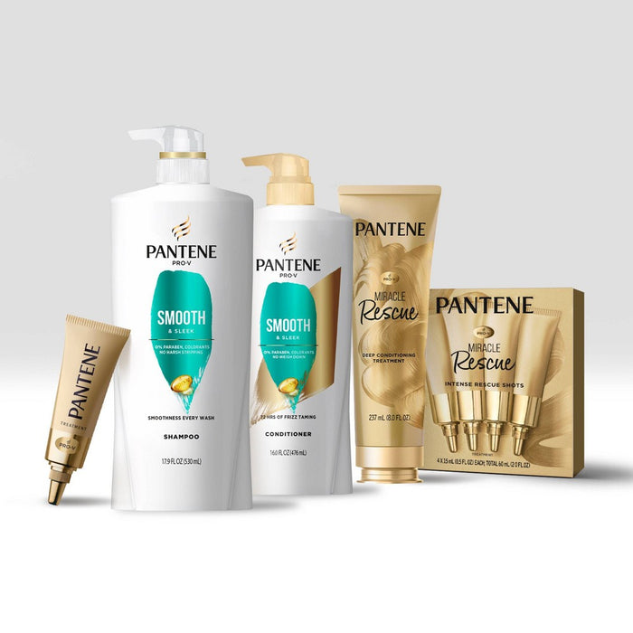 Pantene Pro-V Smooth and Sleek Shampoo - 17.9 fl oz