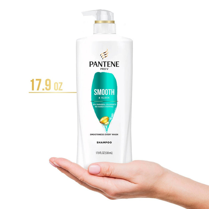 Pantene Pro-V Smooth and Sleek Shampoo - 17.9 fl oz