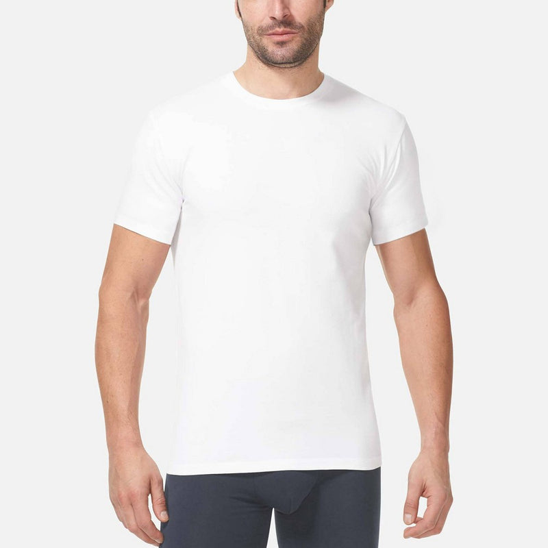 TJ | Tommy John™ Men's Crew Short Sleeve T-Shirt 2pk - White S