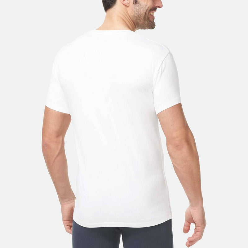 TJ | Tommy John™ Men's Crew Short Sleeve T-Shirt 2pk - White S