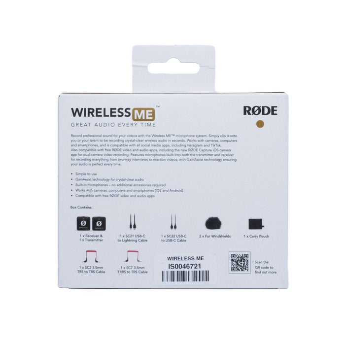Rode Microphones Wireless ME Microphone *BRAND NEW & SEALED*