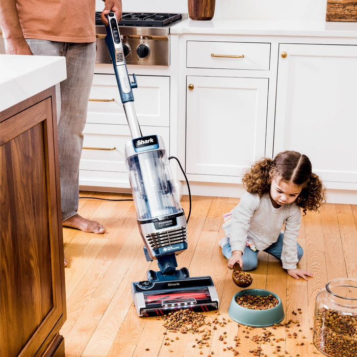 Shark Stratos Upright Vacuum with DuoClean PowerFins HairPro, Self-Cleaning Brushroll, Odor Neutralizer Technology - Navy - AZ3002 (LOCAL PICKUP ONLY)