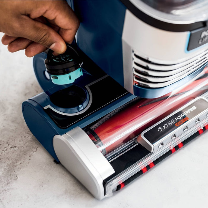 Shark Stratos Upright Vacuum with DuoClean PowerFins HairPro, Self-Cleaning Brushroll, Odor Neutralizer Technology - Navy - AZ3002 (LOCAL PICKUP ONLY)