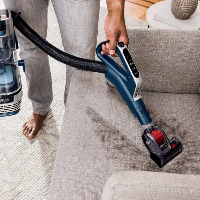 Shark Stratos Upright Vacuum with DuoClean PowerFins HairPro, Self-Cleaning Brushroll, Odor Neutralizer Technology - Navy - AZ3002 (LOCAL PICKUP ONLY)