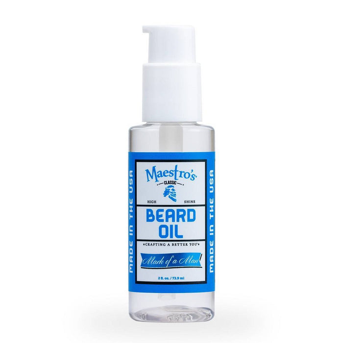 Maestro's Classic Mark of a Man Aromatic Beard Oil - 2 fl oz *NEW*