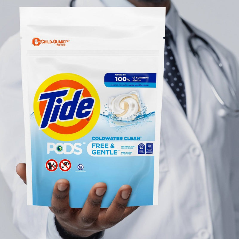 Tide Pods Laundry Detergent Pacs - Free & Gentle - 26oz/31ct