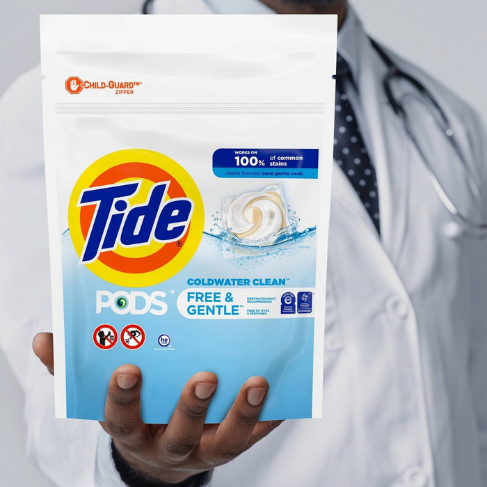 Tide Pods Laundry Detergent Pacs - Free & Gentle - 26oz/31ct