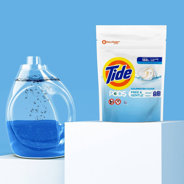 Tide Pods Laundry Detergent Pacs - Free & Gentle - 26oz/31ct