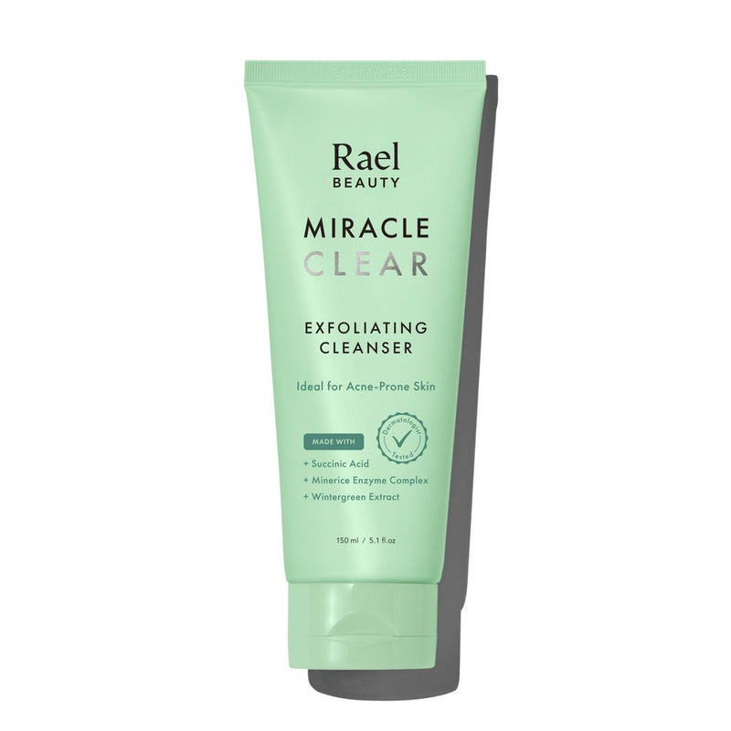 Rael Beauty Miracle Clear Succinic Acid Gentle Exfoliating Cleanser - 5 oz NEW