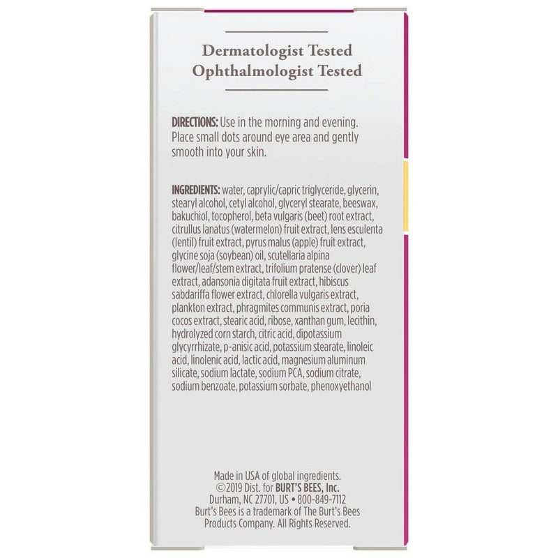 Burt's Bees Renewal Firming Eye Cream - 0.5oz *NEW*