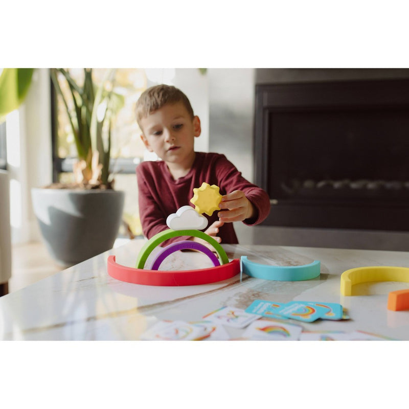 Chuckle & Roar Mini Rainbow Stacker Kids' Puzzle - 8pc