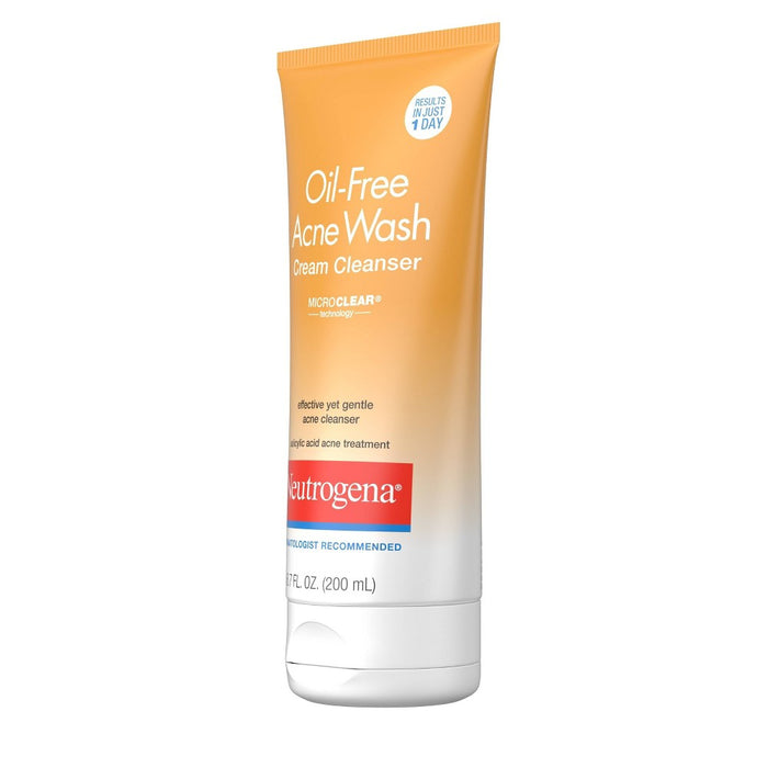 Neutrogena Oil-Free Acne Face Wash Cream Cleanser - 6.7 fl oz *NEW*