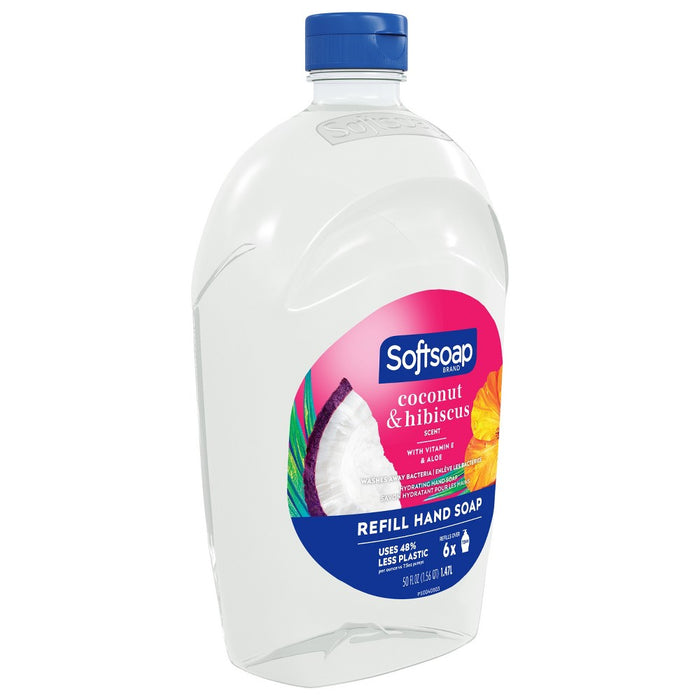 Softsoap Moisturizing Liquid Hand Soap Refill - Coconut & Hibiscus - 50 fl oz